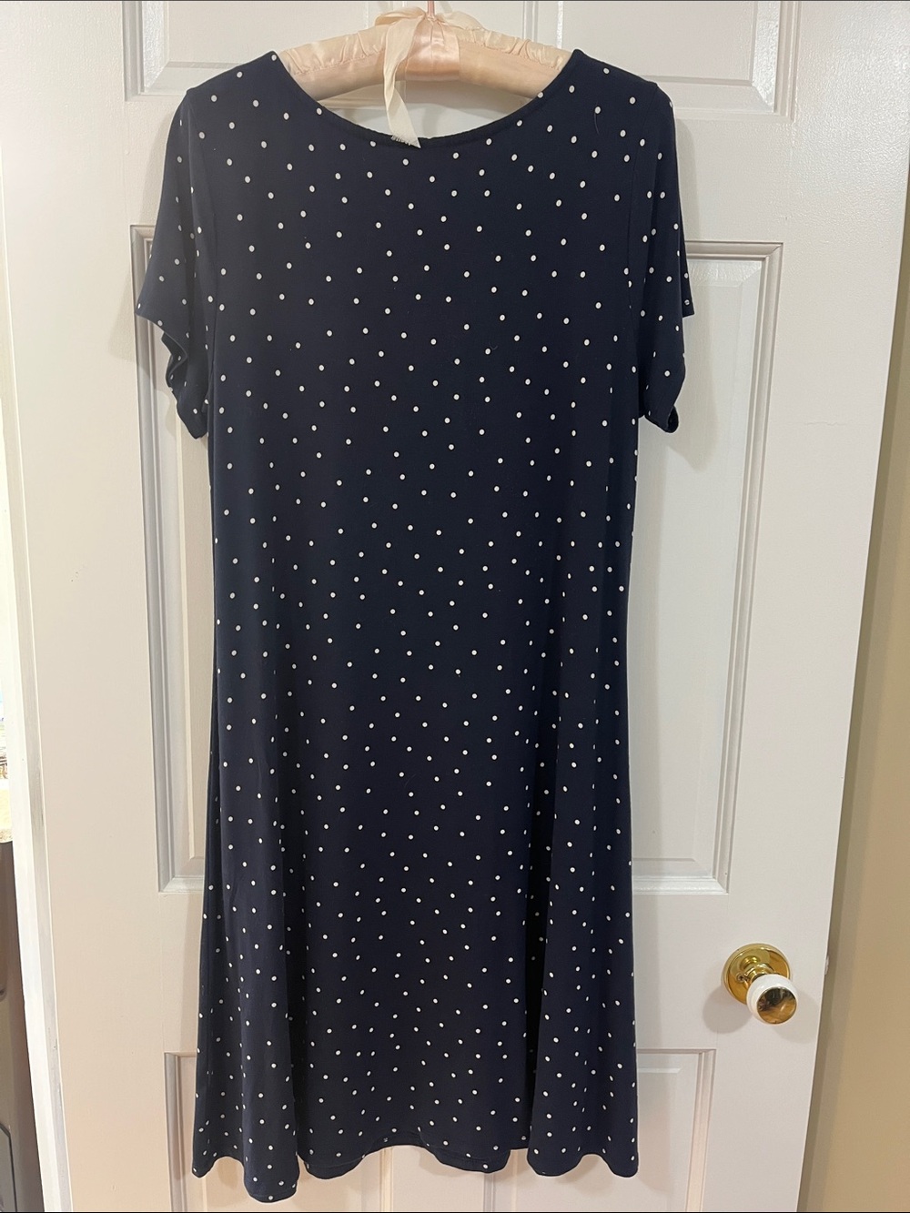 Old Navy navy polka dot dress tall - Picture 6 of 6